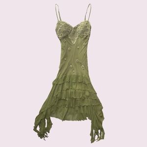 vintage 90’s green fairy dress